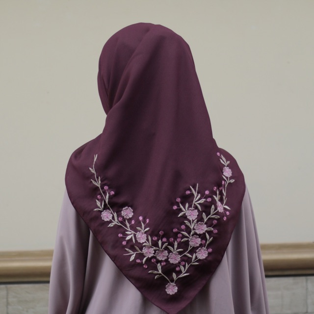 BAROKA Hijab embroidery premium