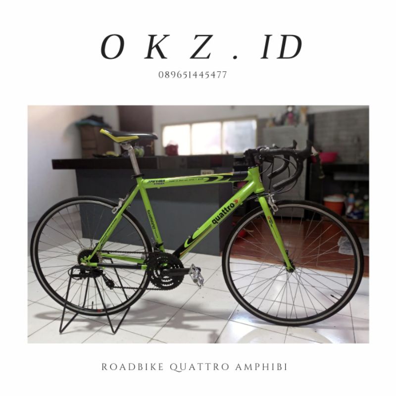 Roadbike Quattro Amphibi, Sepeda Balap groupset shimano, bukan seli mtb fixie