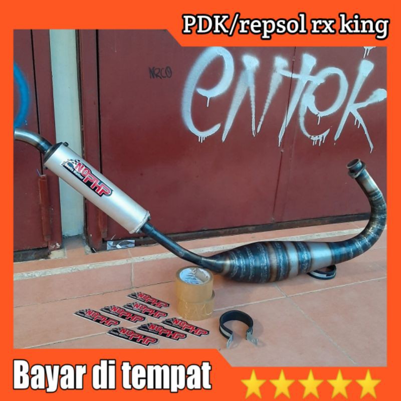 knalpot racing rx king rxk rxs murah model PDK repsol NO PHP racing