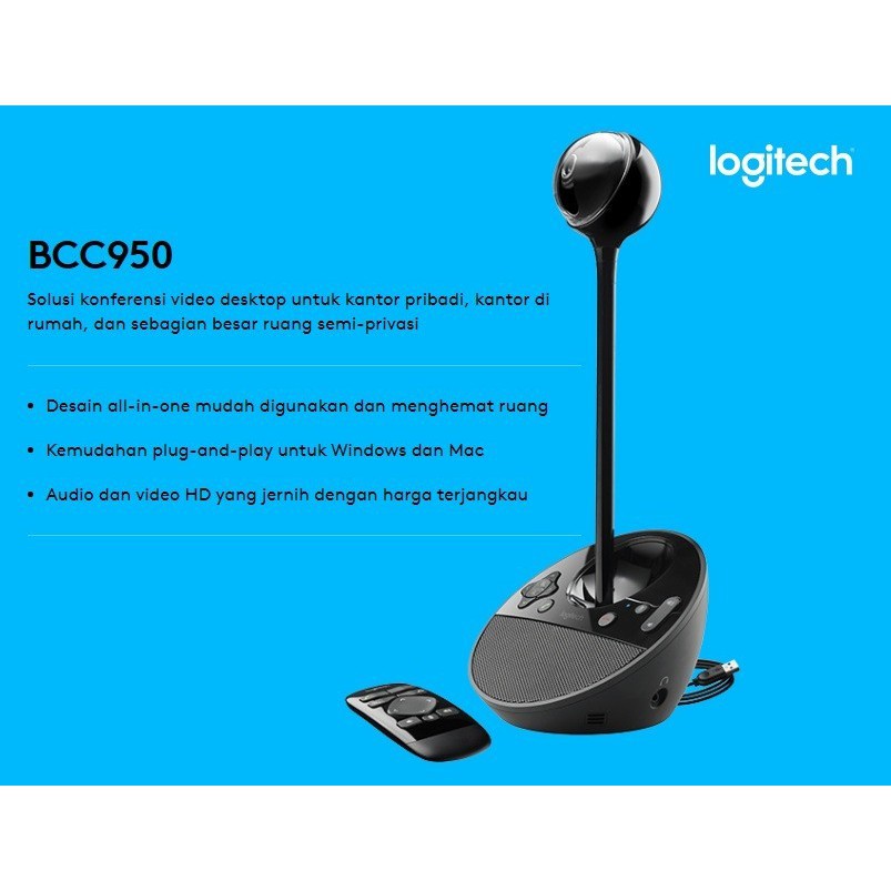 Logitech BCC950 Conference Cam WebCam Camera