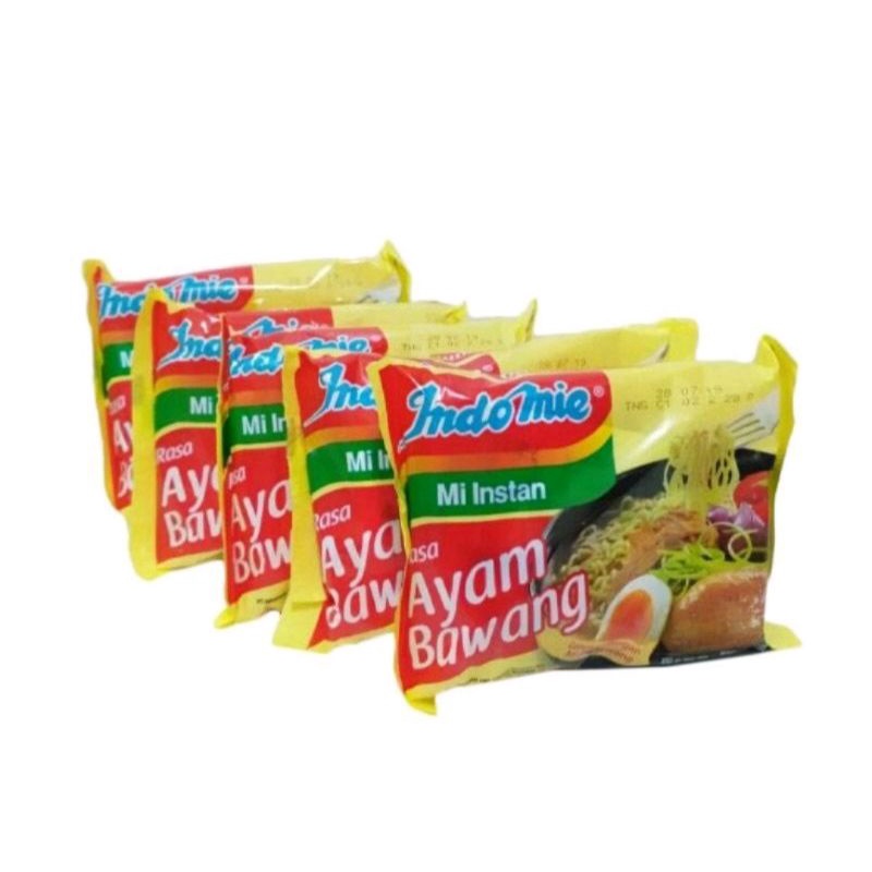 

Indomie Ayam Bawang / Soto (paket 5 Pcs)