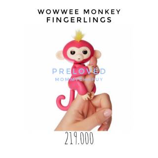 wowwee fingerlings monkey bar and swing playset