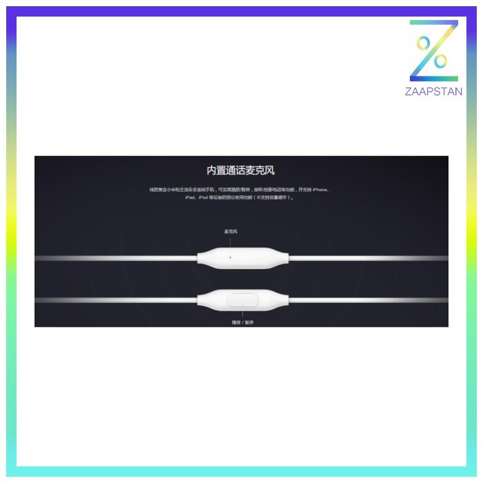 Xiaomi Mi Piston Huosai 3 Earphone Fresh Version (ORIGINAL) - Black