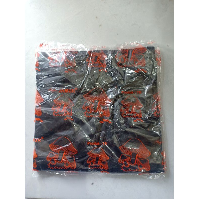 Diskon Kresek Tanggung Hitam Jamur Orange/Kantong Kresek Tanggung