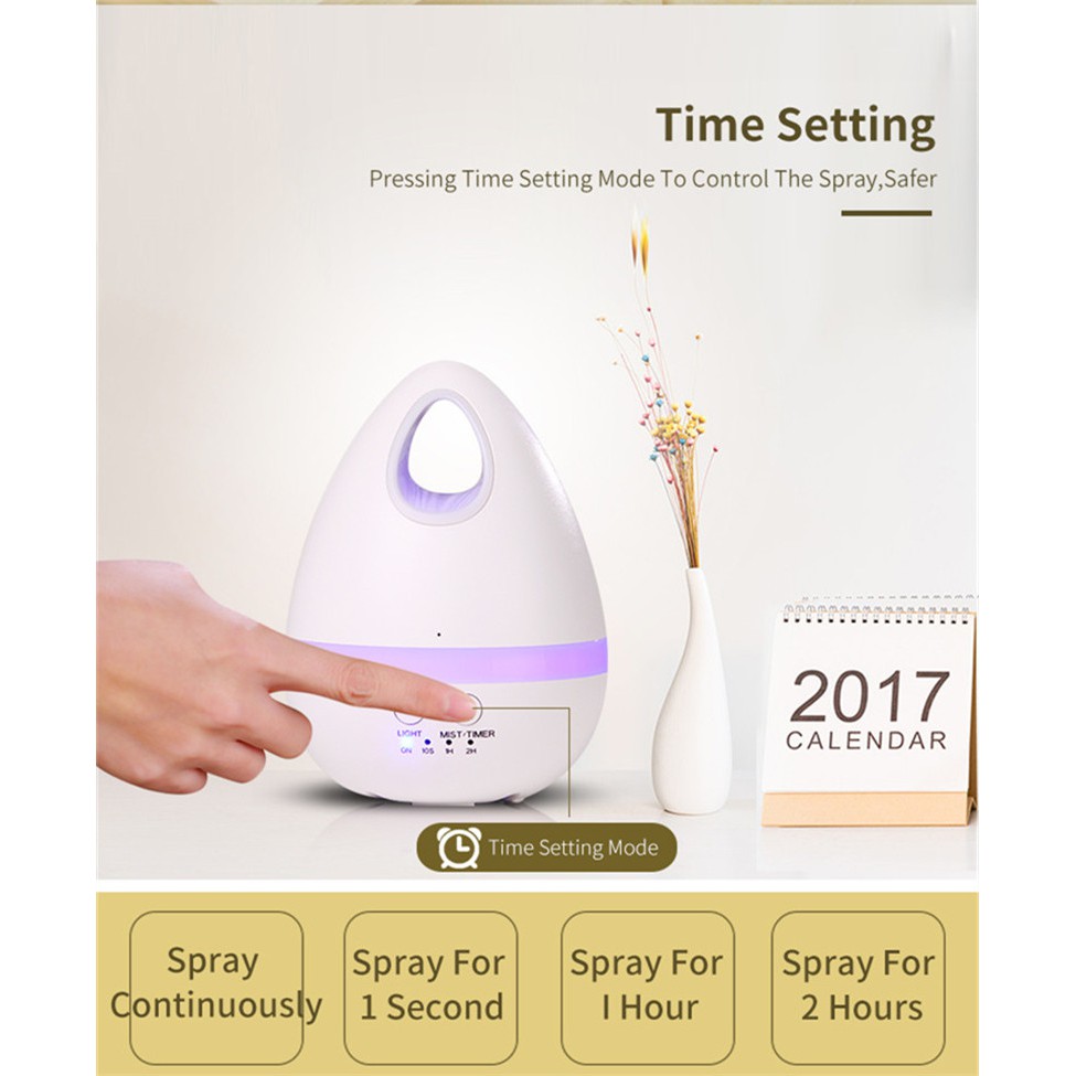 Egg Humidifier with LED Light 200ml