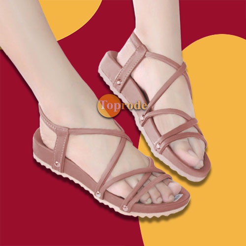 SANDAL TALI WANITA TERBARU KEKINIAN MURAH FLIP FLOP DEWASA FLAT TEPLEK SENDAL PEREMPUAN CEWEK CEWE IBU IBU PESTA KONDANGAN IMPORT REMAJA GLADIATOR SLIP FASHION KOREAN SLOP ORIGINAL SELOP SLIDE JELLY KARET KULIT CASUAL SANTAI WANITA SLIP ON POLOS  TT01