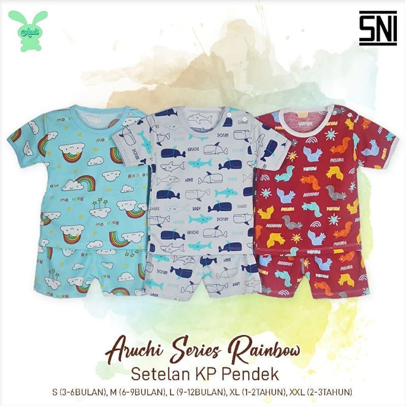 ARUCHI SETELAN MOTIF RAINBOW / ARUCHI