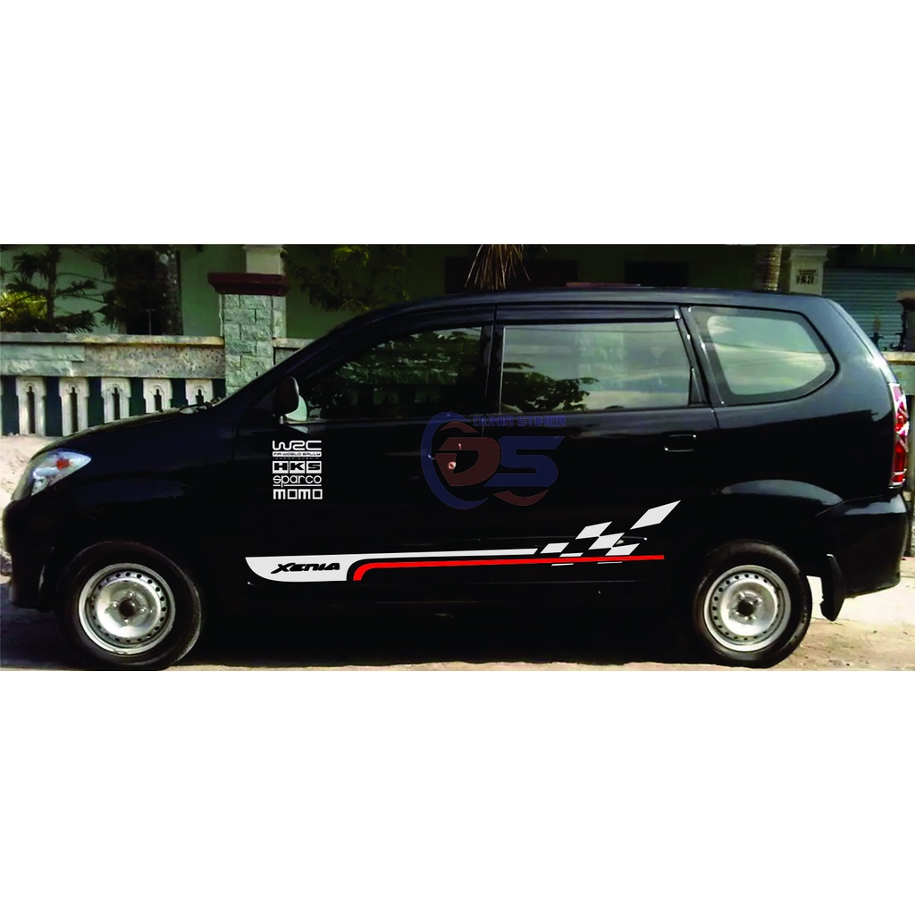 Cutting Stiker Mobil Xenia Srtiping List Xenia Stiker Variasi Body Mobil Daihatsu Xenia Terbaru