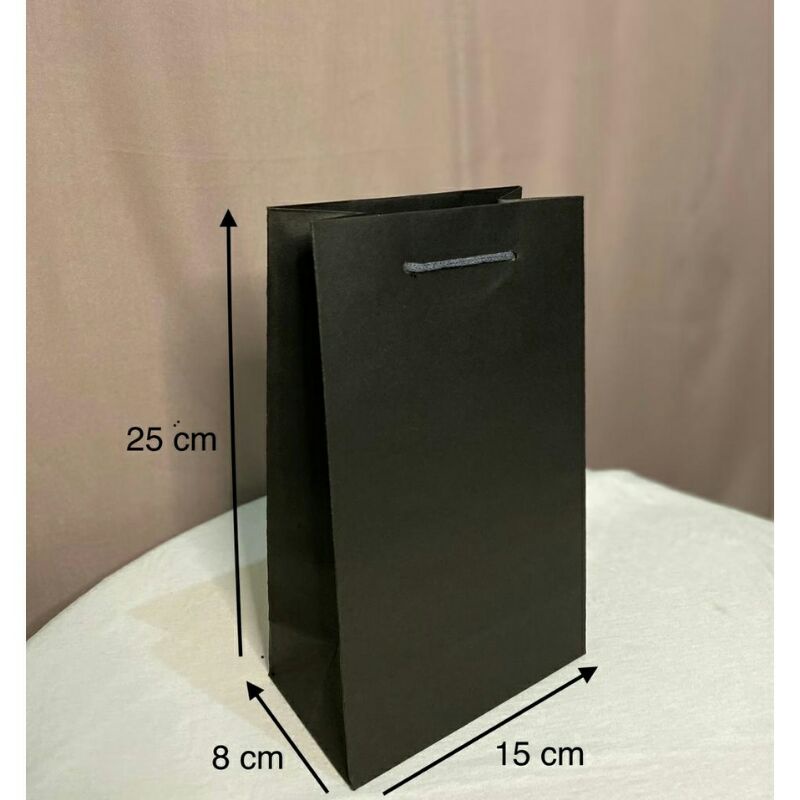 

Paper bag/Tas kertas/Tas kado Hitam (ID)