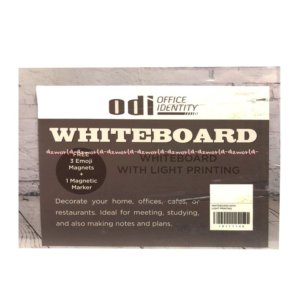 Odi Office Identity Whiteboard Papa Tulis White Board Magnet 60x90cm