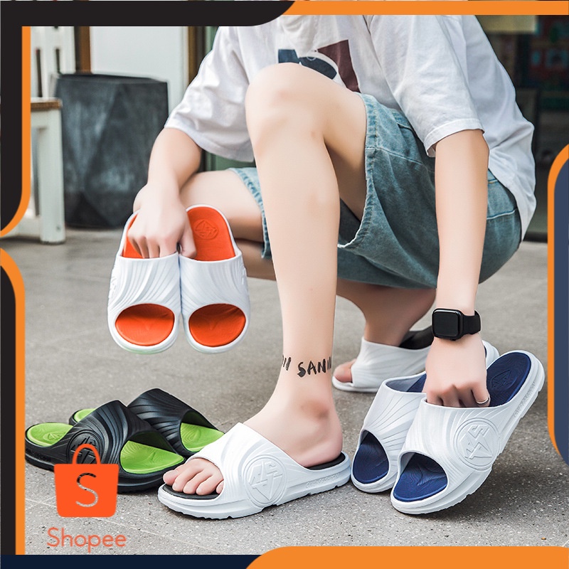 Internet Keren Sandal Pria  2022  Tren Non-Slip Indoor Platform Pantai Sandal Pria