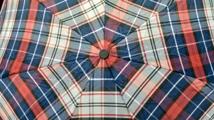 Jktumbrella - Payung Lipat 5 Kotak Kotak / Kecil / Mini / Tas / Ringan - 503