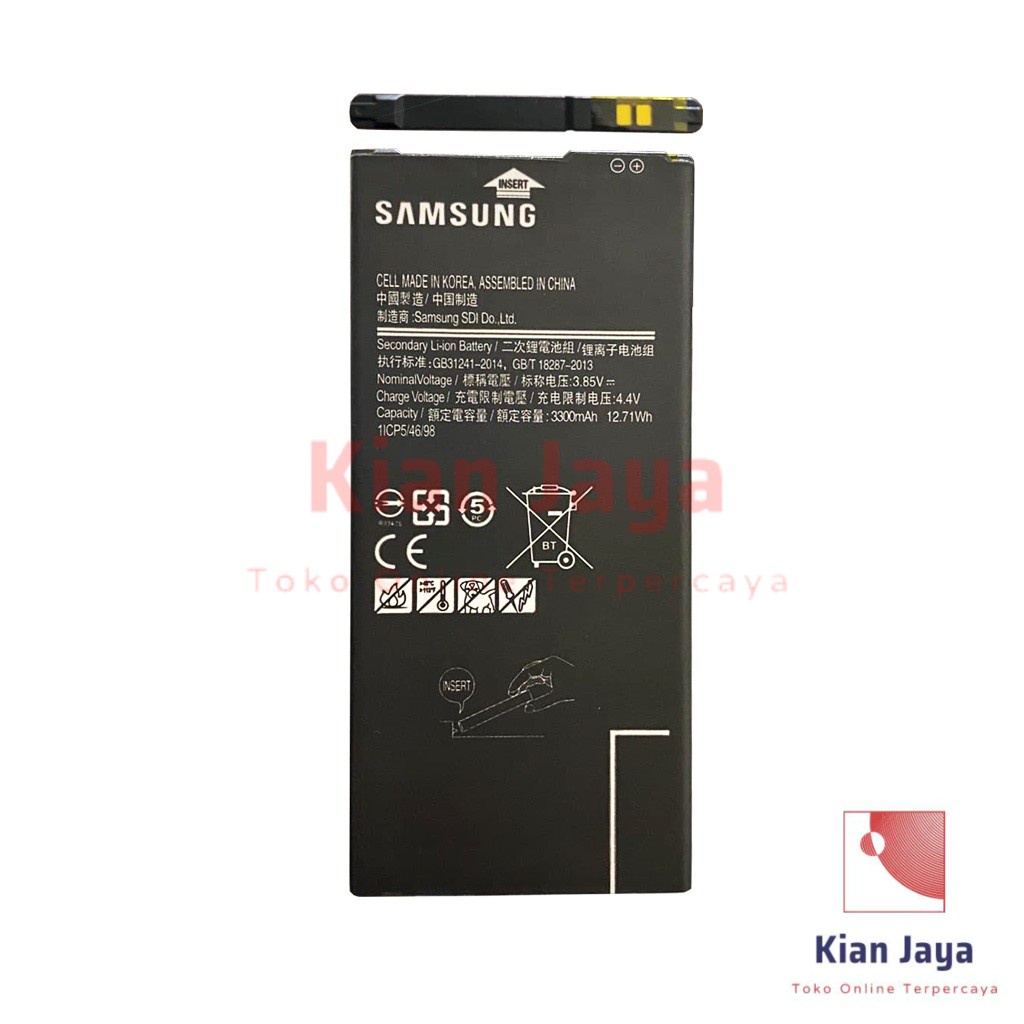 Baterai Samsung J7 Prime G610F ON7 J4+ J415F J6+ J610G A7 2016 A710 A710F Original OEM Batre Batrai Battery Hp EB-BAG610ABE Ori