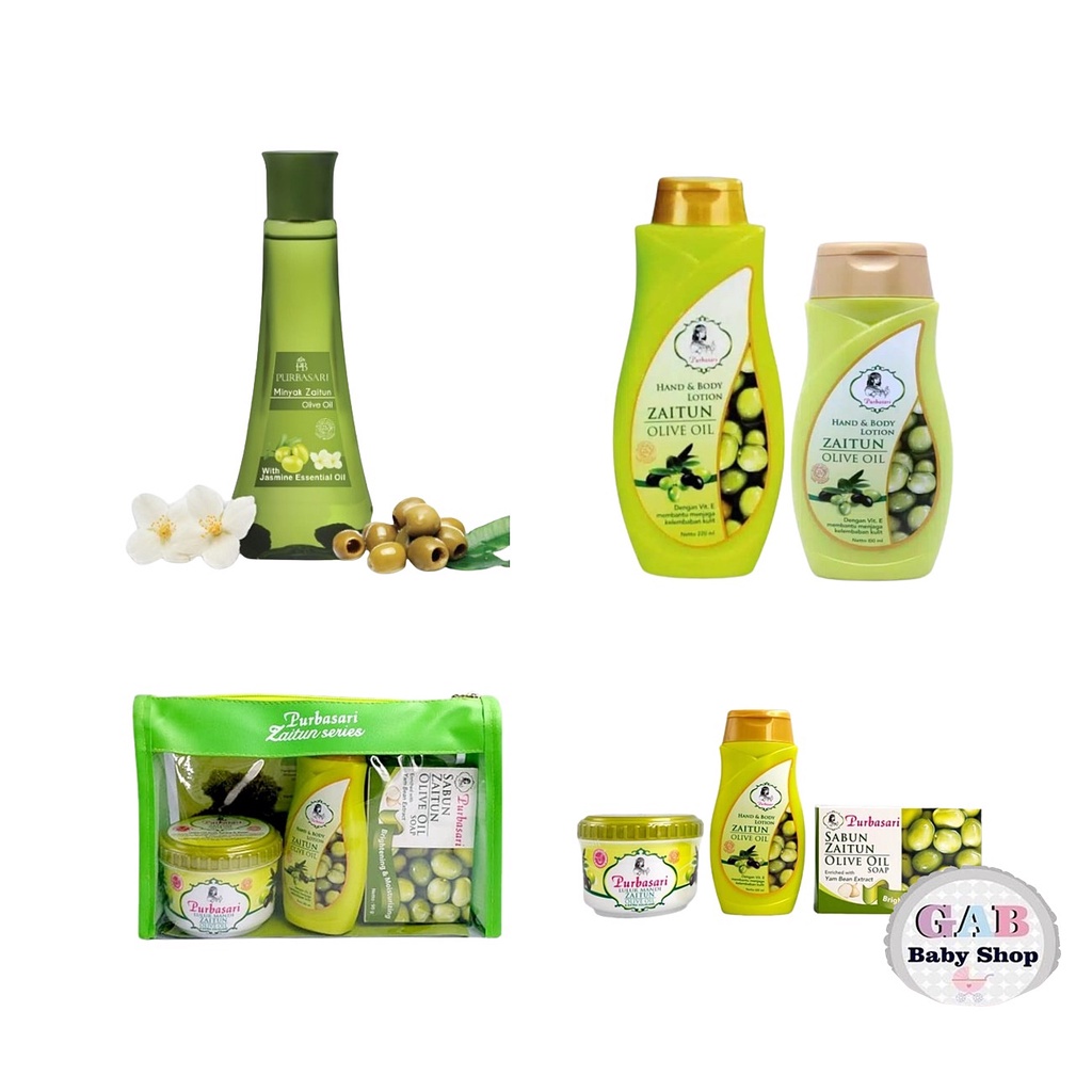 Purbasari Hand Body Lotion Minyak Zaitun | Paket Zaitun Purbasari