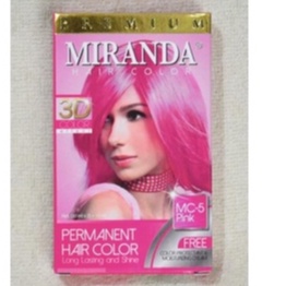 Miranda Hair Color (Cat Rambut Permanen) MC5 Pink 30ml