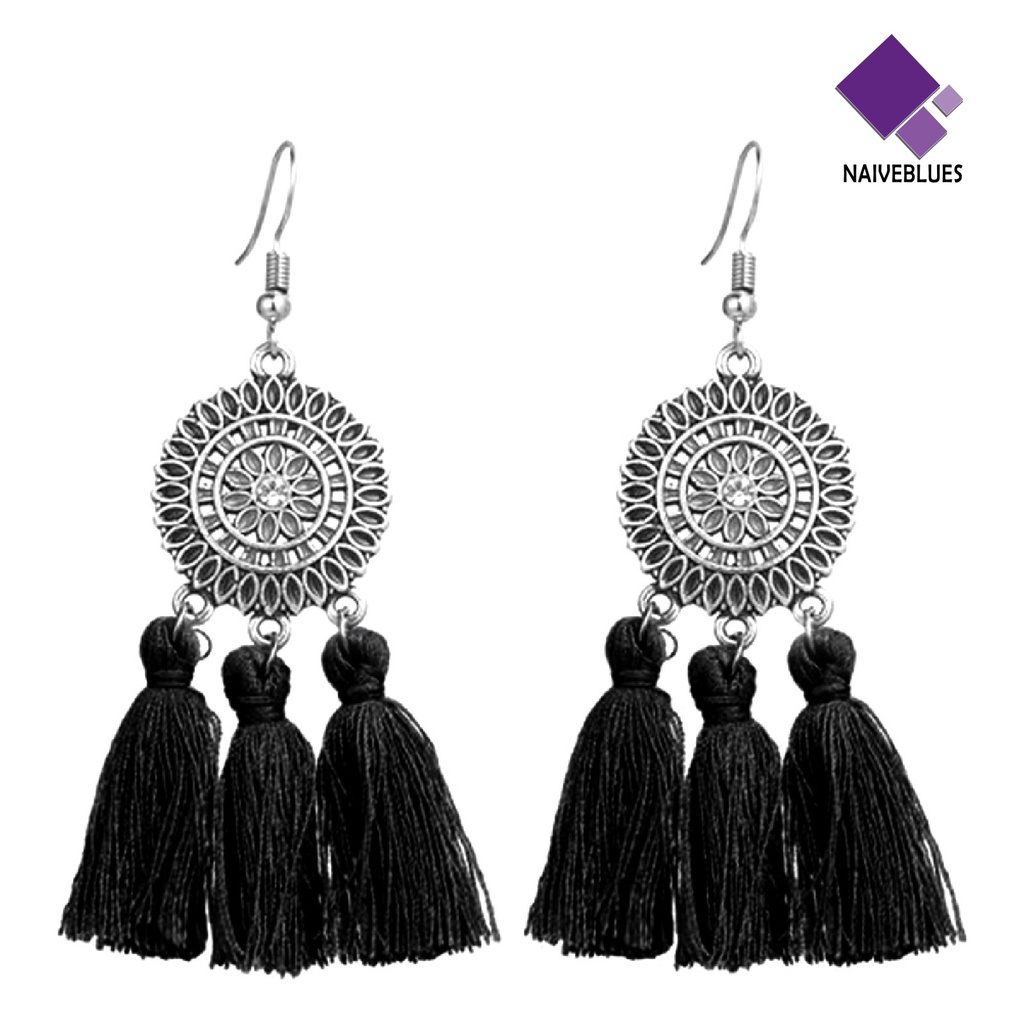 Anting Menjuntai Bentuk Bunga Matahari Bahan Alloy Gaya Bohemian Untuk Hadiah Ulang Tahun