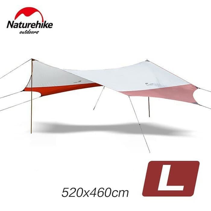 Flysheet Naturehike 460x520 cm Hexagonal Bivac Survival Camping Tarp Outdoor Survival