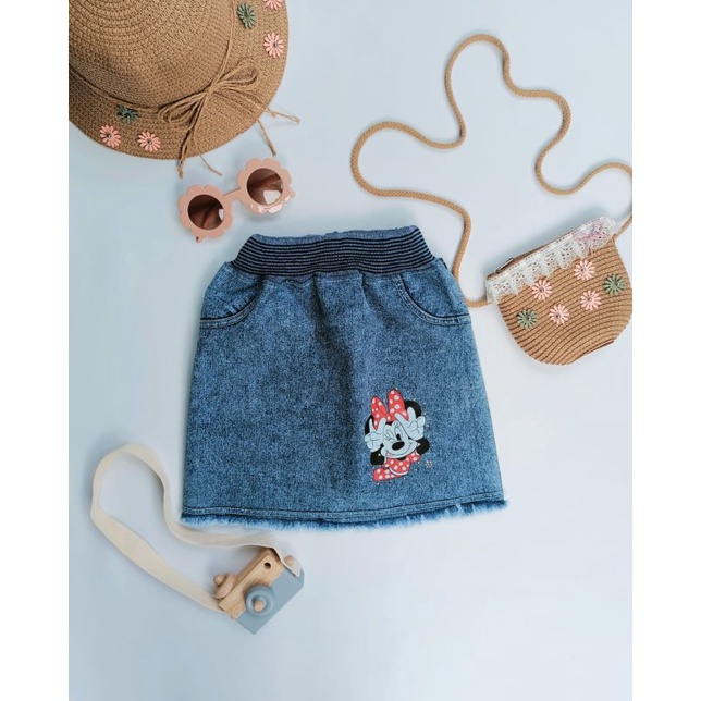 Rok rawis snow / rok anak motif hk mickey