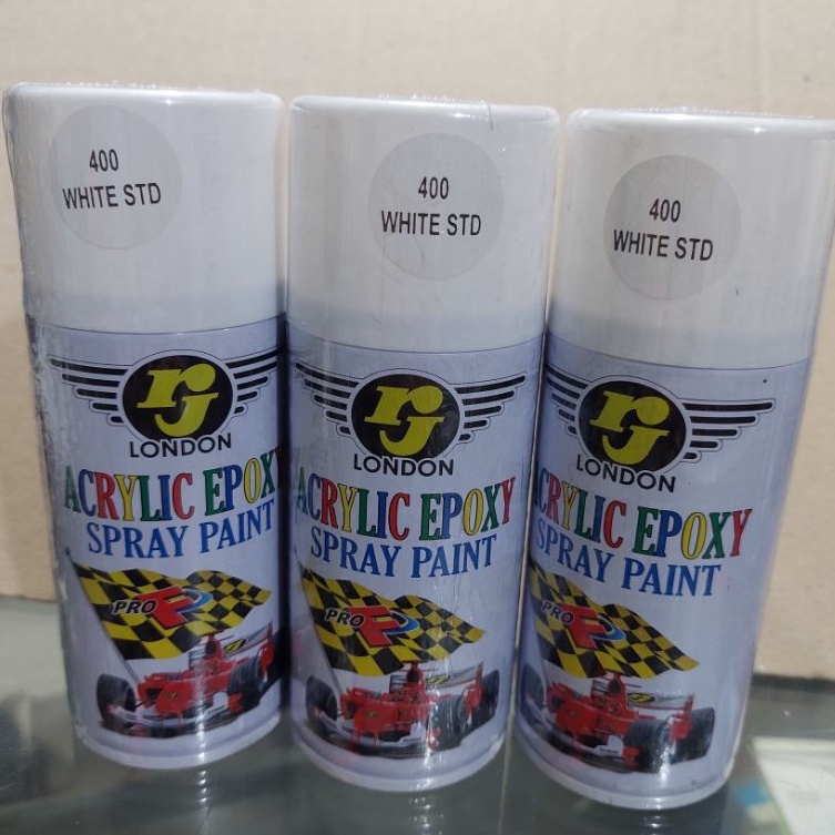 Pilok Pilox Cat Rj White STD 400 Putih STD 150cc Cat Semprot RJ 150cc