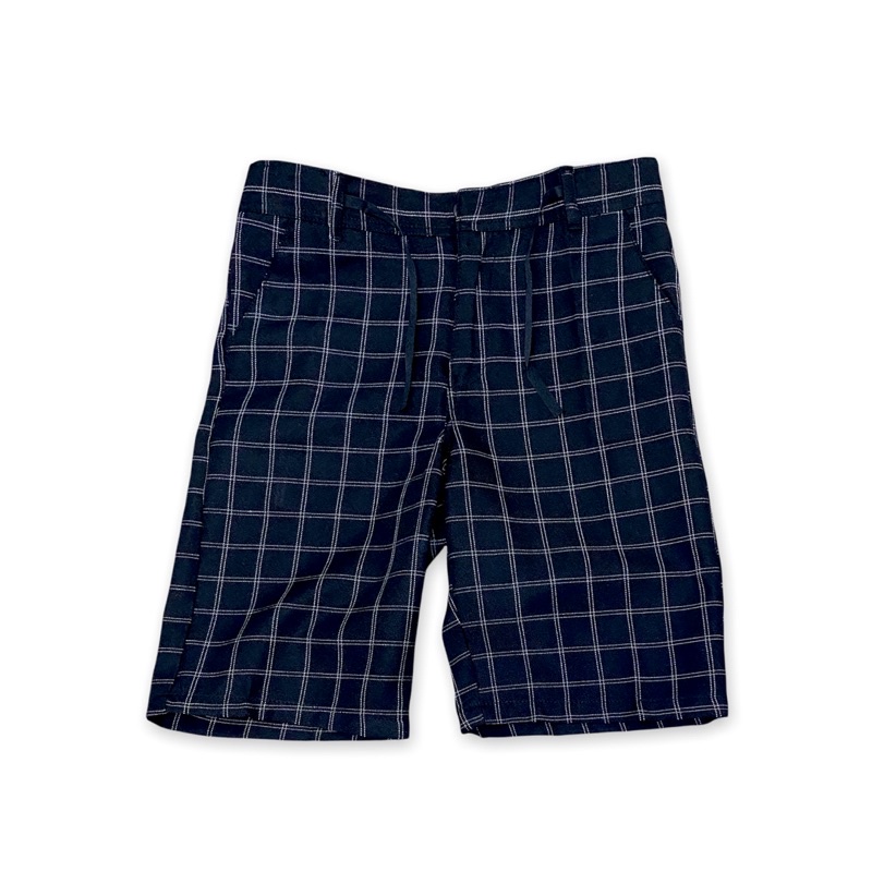 Celana Tartan Pendek Pria Kotak-kotak laki-laki korea