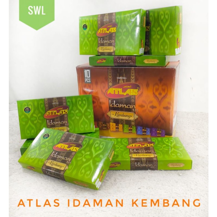Sarung Atlas Idaman Kembang SWL Ecer Grosir SN