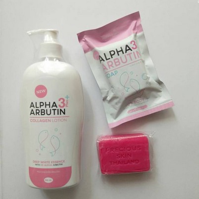 ALPHA ARBUTIN LOTION / SABUN / COLLAGEN / BODY SERUM / SALT SCRUB