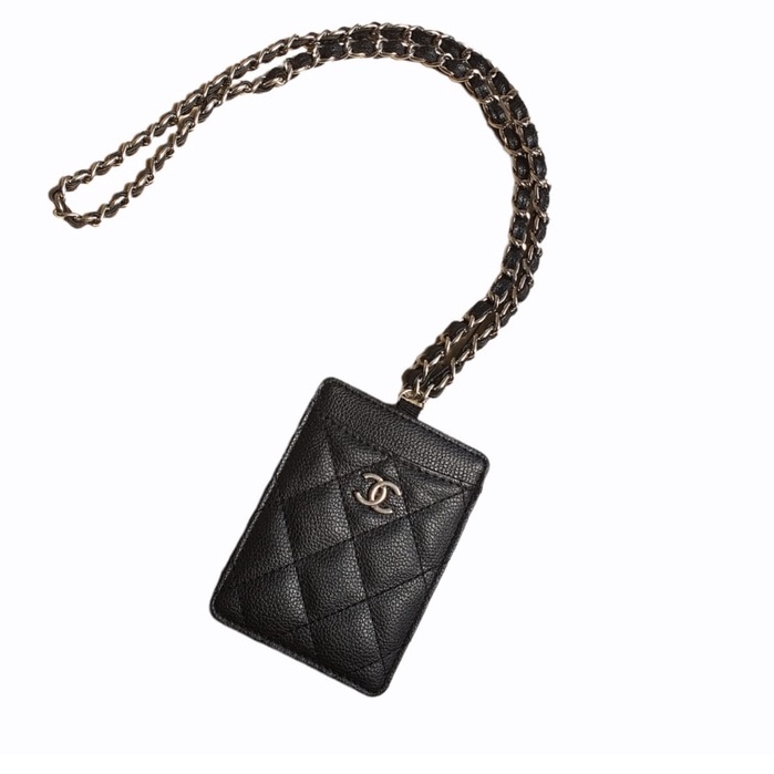 

Cardholder Lanyard Chanex Id Card Silver Chain