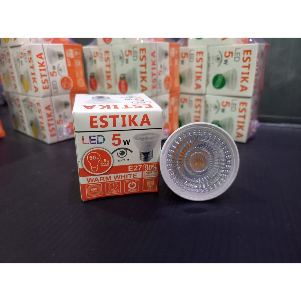 LAMPU ESTIKA E27 LAMPU LED ESTIKA 5W