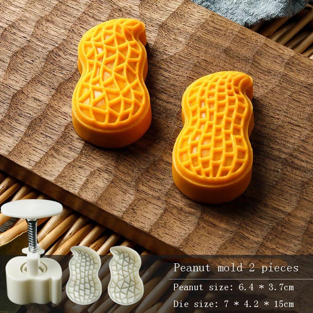 [Elegan] Cetakan Mooncake Kreatif Untuk Memanggang Kue Kacang Fondant Kacang Kue Mangkok Cake Mold