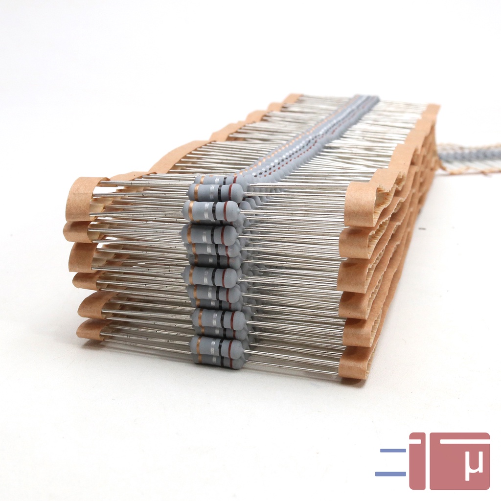 x10 Resistor 0.1R 0.1 Ohm 1W Metal Oxide 5% Taiwan Kaki Tembaga