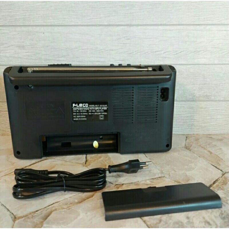 Cod Radio Clasik AC DC 3 Band//Radio Fleco 3010Uar//Radio Portable jernih