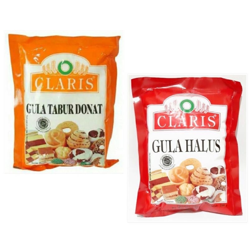 

Claris Gula tabur donat / Claris gula halus 250 gr