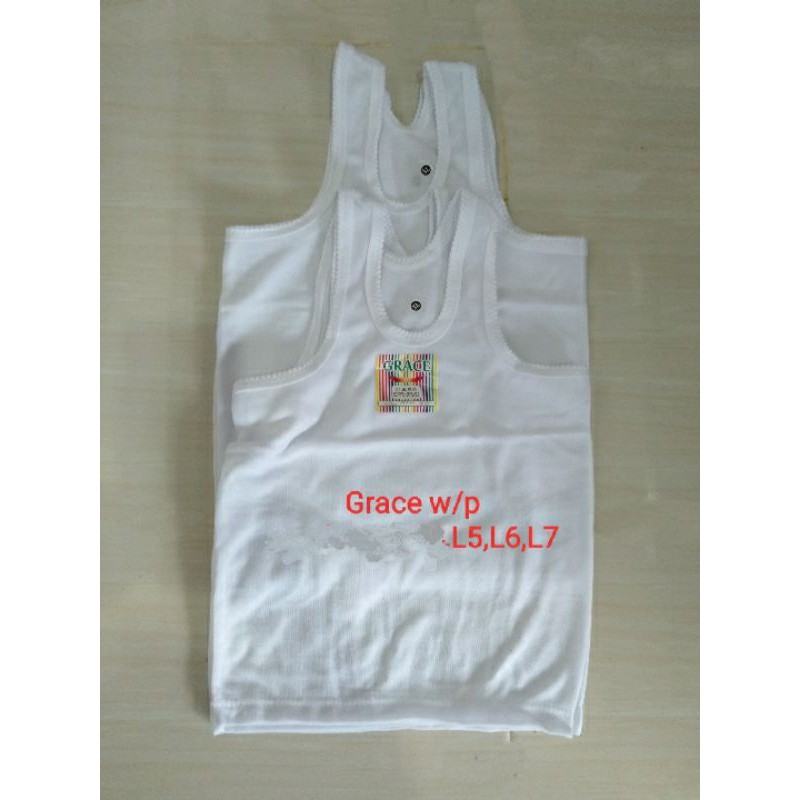 3 pcs Singlet anak-anak POLOS  10-14 tahun merk Grace