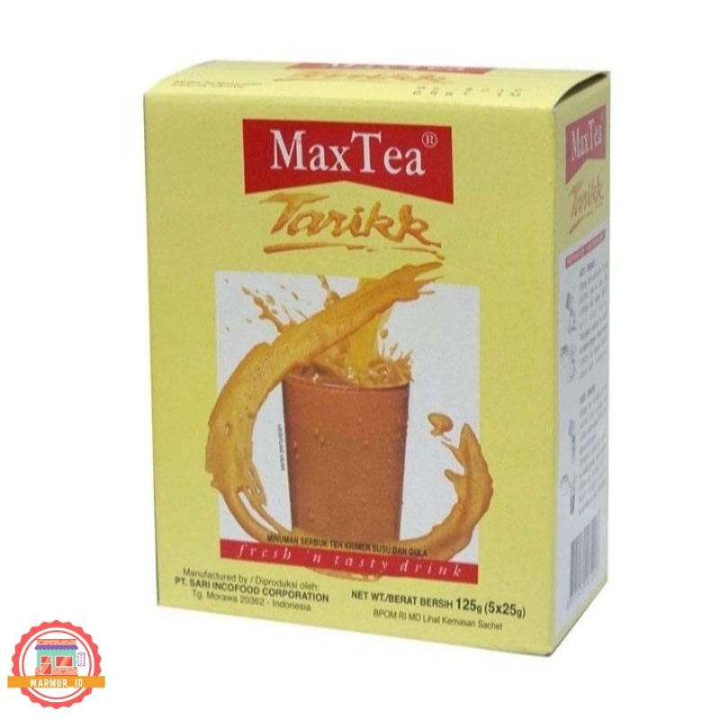 

Promo Maxtea Teh Tarik isi 5/10/30 pcs