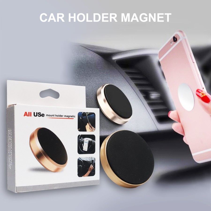 Holder magnet mobil motor (bracket) handphone murah meriah