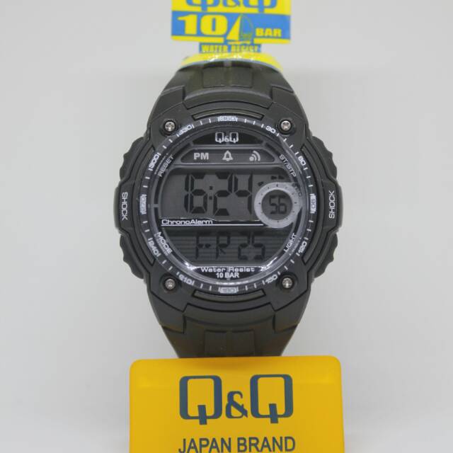 Jam Tangan Cowok Pria QQ Q&Q Digital M075J001Y Warna Hitam