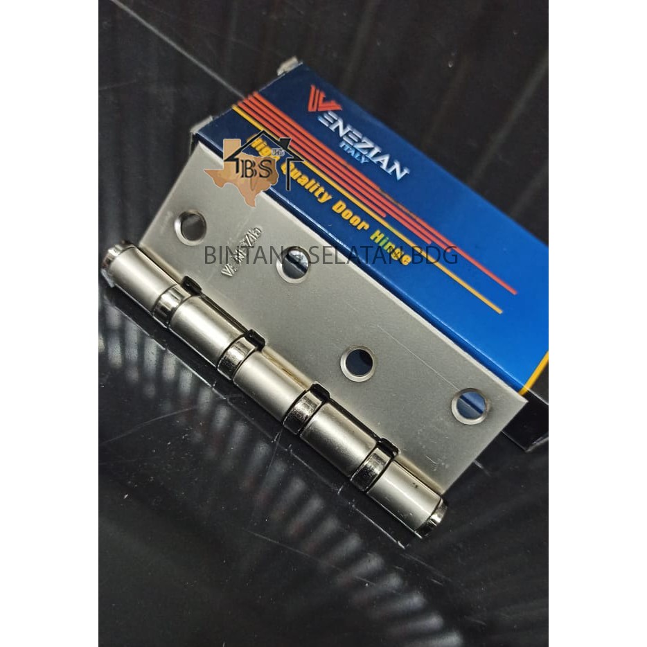 ENGSEL JENDELA ENGSEL PINTU DOOR HINGE STAINLESS 4INCH VENEZIAN