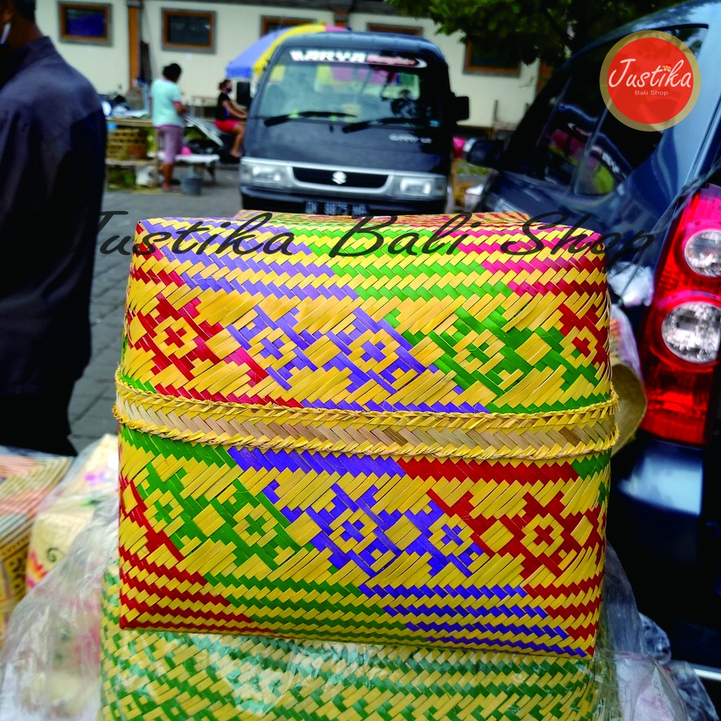 Keben Bali Kecil/ Sok Asi Kecil/ Bahan Kulit Bambu