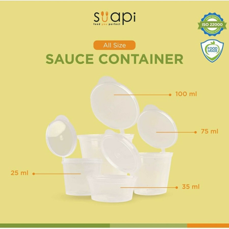 Sauce Cup Container / Thinwall Tempat Saus Plastik