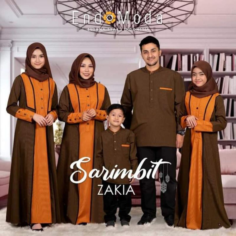 Jual ENDOMODA ZAKIA BROWN/SARIMBIT ENDOMODA TERBARU 2022/SARIMBIT