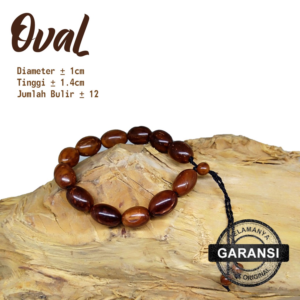 Gelang Kaokah Asli Oval BENUKOKKA Kayu Koka Kokka Kaoka Kokah Kauka Kaukah GARANSI SELAMANYA