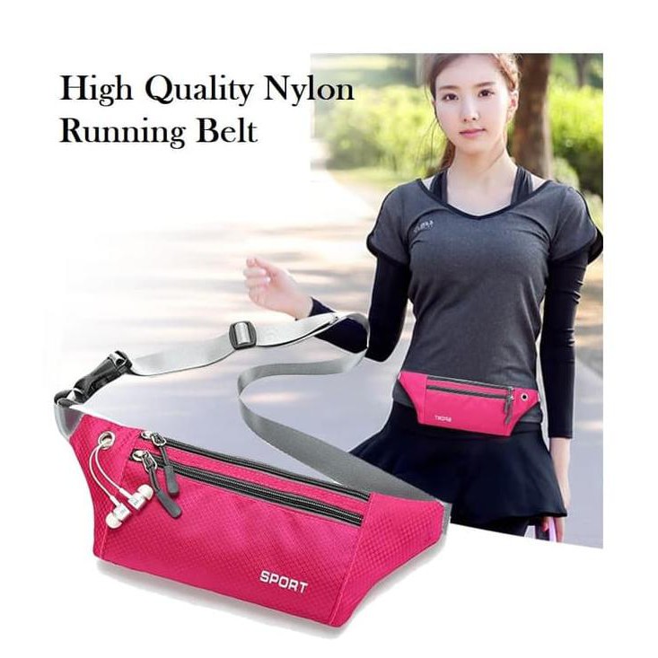 

TG02 Tas Pinggang High Quality Nylon Running Belt Import Pria Wanita - Orange terpercaya