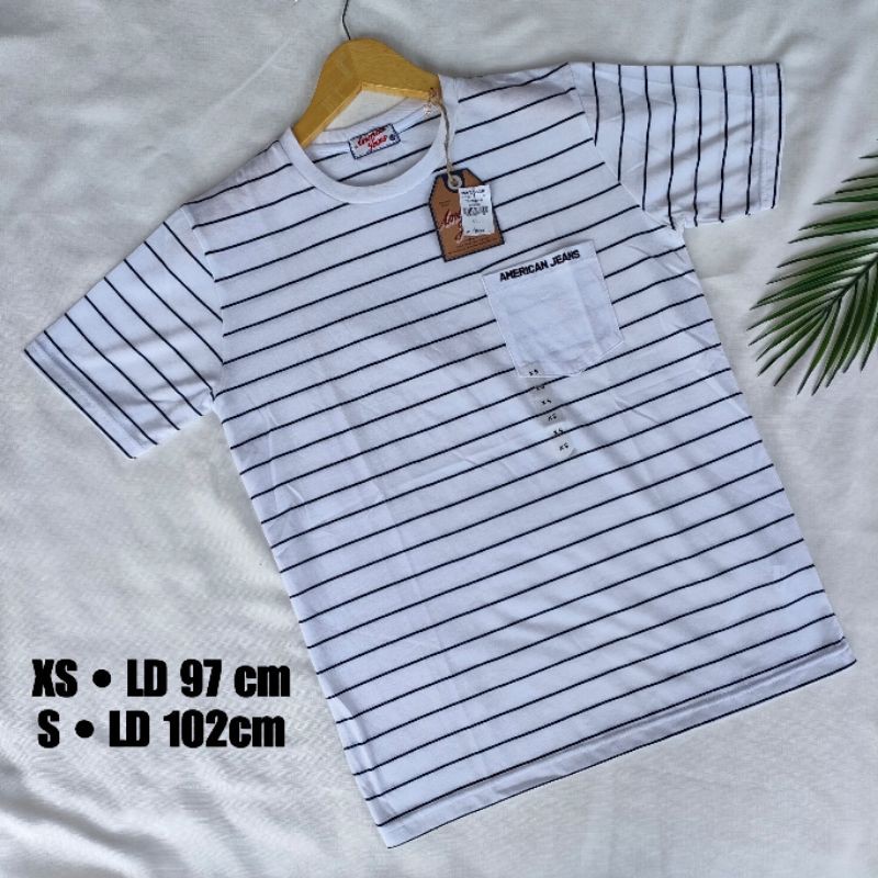 Kaos lengan pendek pria American Jeans Original Kaos oblong cowok remaja