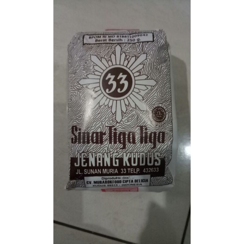 

jenang 33 asli kudus oryginal 2biji