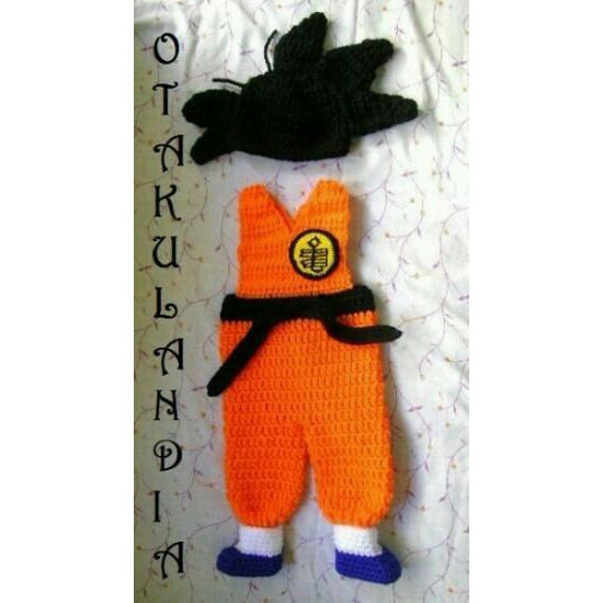 BAJU RAJUT BAYI DRAGONBALL / COSTUM / PROPERTI FOTOGRAFI / BABY PHOTOSHOOT DRAGON BALL GOKU