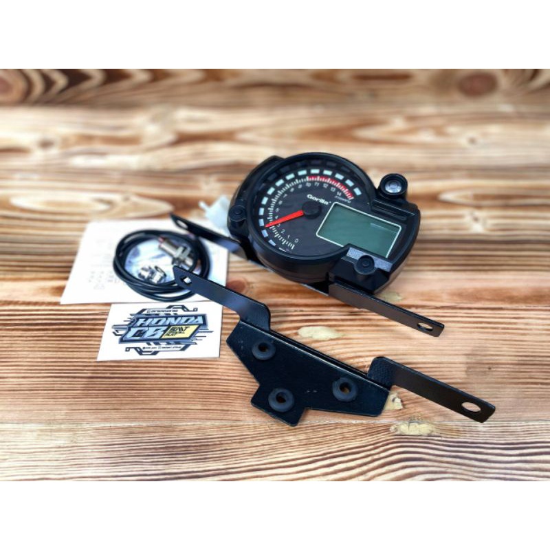 Speedometer spedo Koso Rx2N Digital CB GL Spido Spedometer Koso Rx2 N Vixion set braket PNP honda