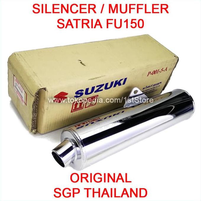 Silencer Knalpot Satria FU150 FU Original SGP CBU Thailand Muffler Ori