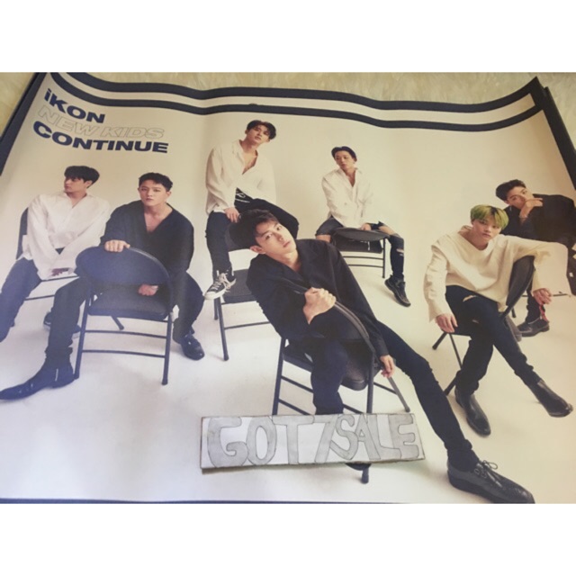 Ikon - POSTER new kids continue album