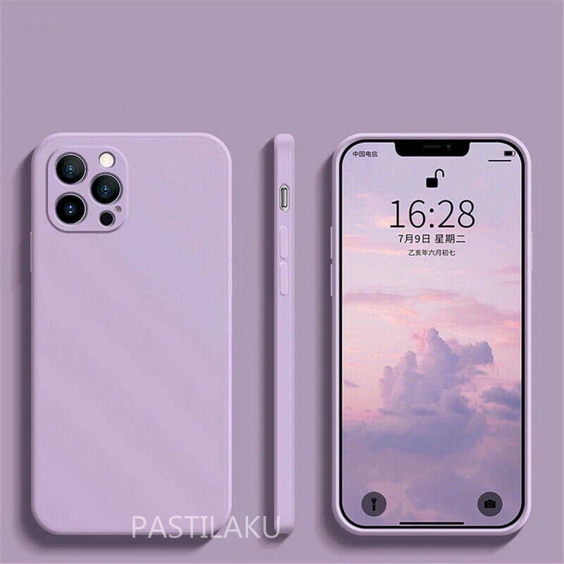 Softcase MACARON Case For iPhone 6 7+/8+ 6+ 7/8 X/XS XR XS MAX 11 11 PRO 11 PRO MAX 12 12 PRO 12 PRO MAX 13 13 PRO 13 PRO MAX | Case IP 7/8 | Case IP 7+ 8+ | Case IP XR | Case IP X/XS | Case IP 6/6S | Case IP 11 | Case IP 12 | Case IP 13 | Case IP 11 PRO-LILAC/PURPLE