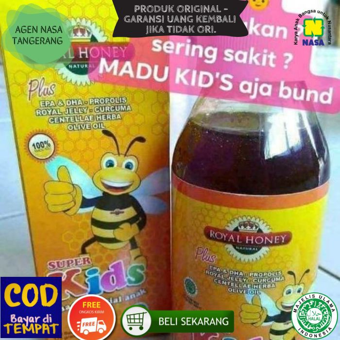 

[ NASA ] Madu Penambah Nafsu Makan Anak/ Royal Honey Super Kids/ AGEN NASA Tangerang